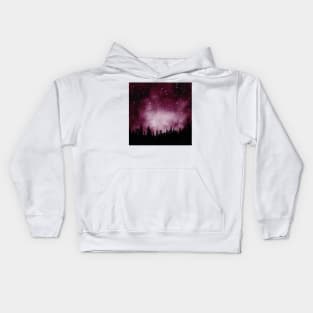 Watercolor galaxy Kids Hoodie